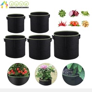 SUVE 1/3/5/7/10 Gallon Garden Planting Bag, Garden Tools 1/3/5/7/10 Gallon Grow Bag, Durable Felt wi