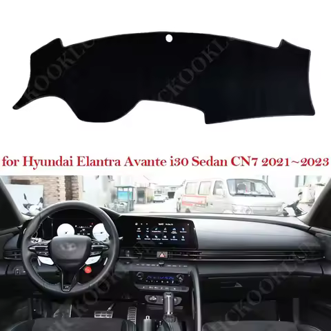 Dashboard Cover Dash Board Mat Carpet Pad For Hyundai Elantra Avante i30 Sedan CN7 2021 ~ 2023 Sunsh