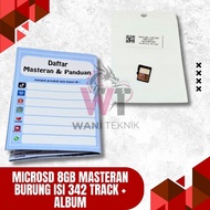 MicroSD 8GB Bird Masteran Contents 342 Tracks + Bonus Complete Chirping Album