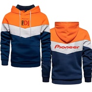 PIoneer DJ Pro PIoneer Printed Men's Hoodie Sweatshirt Outdoor Sports Color Matching Sweatshirt