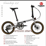 Sepeda Lipat CHROMOLY ANALOG 2.2 PACIFIC 16"