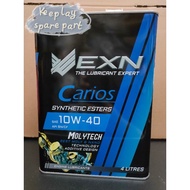EXN Carios SAE 10W40 Semi Synthetic Molytech Engine Oil 4L