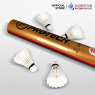 PROTECH Masterpiece Edition Badminton Shuttlecocks - 100% Original Product with Natural Portuguese Cock