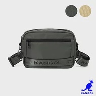 KANGOL - 英國袋鼠防潑水科技包側背包 卡其