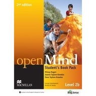 < Liwen Campus Purchase > Open Mind (2B) Student Book 2/E Mickey, Joanne, Steve 9780230480230