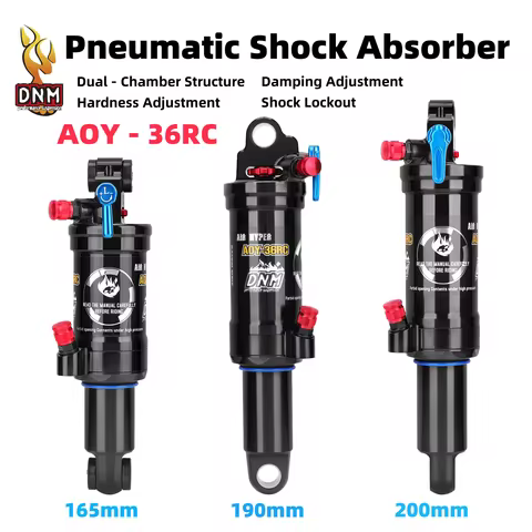 DNM Aoy-36RC 165/190/200mm MTB Downhill Bicycle Coil Rear Shock Absorber Mountain Bike Air Suspensio