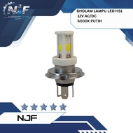 MATA BHOLAM LED MOTORCYCLE MAIN HEADLIGHT BULB HS1 H4 3 EYES JUMBO 12V 7/9W