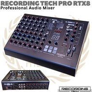 ready ya RECORDING TECH PRO-RTX8 8 Channel Professional Audio Mixer