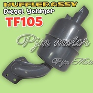 Tf105 MUFFLER SILENCER KENALPOT KNALPOT MESIN DIESEL TF 105 TF105 YANMAR MODEL LOKAL