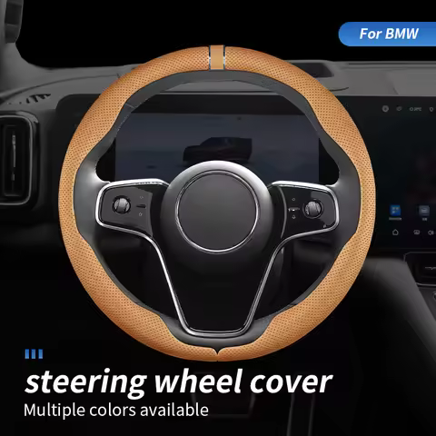 Car Steering Wheel Cover Protector For BMw X2 iX2 U10 X3 G01 G45 G48 iX3 G08 X4 G02 X5 E70 F15 G05 G