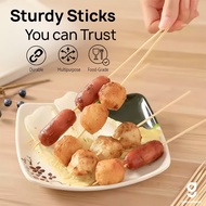 15cm/20cm/30cm Bbq Satay Bamboo Skewer Sticks