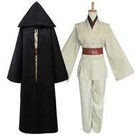 Adult Star Wars Costume The Last Jedi Luke Skywalker Cosplay Outfit Anakin Skywalker Black Cloak Top