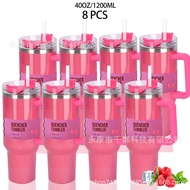 40 OZ Car Cup Rainbow Paint 8pcs U