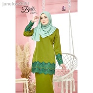 ๑☎Baju Kurung Moden | Muslimah Pahang Kedah Songket Kebaya Mini Less Satin