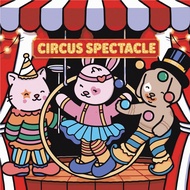 1pc CIRCUS SPECTACLE Puzzle Decompression, Adult Coloring Book (Size 8.27in*8.27in) Contains Illustr