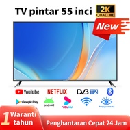 55 inch Smart TV LED Google TV 50 Inch Android TV14.0 Full HD DVBT2 Bluetooth Voice Control Netflix 