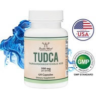 Double Wood TUDCA 500mg Liver Support Supplement - Promote Bile Flow, Aid Cholesterol Metabolism EJZ