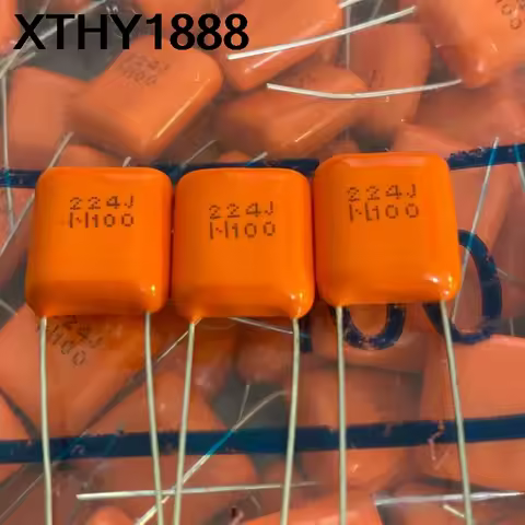 5PCS Daily Precision Audio Film Capacitor 100V 224 0.22UF 220NF Orange APS