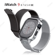 Spigen Stainless steel Milanese Strap+Case For Apple Watch Ultra Ultra2 Series 9 8 SE 7 6 4 49mm 45mm 44mm Metal Fit Pro iWatch