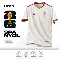 [ SPAIN AWAY JERSEY ] Premium Dryfit Jersey Unisex Jersey/ - LOSCO APPAREL