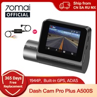☛70mai A500S-1 Recorder Car DVR Front Cam A500S-1 1944P Night Vision 70mai Dash Cam Pro Plus Bui A☃
