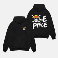 Hoodie Pria Distro Hitam Basic  Fleece Tebal Premium
