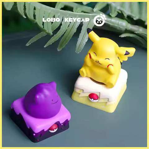 Cartoon PokéMon Anime Character Ditto Psyduck Series Mechanical Keyboard Decoration Cute Keycap Esc 