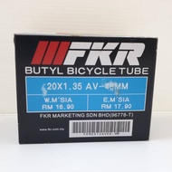 FKR 20x1.35 AV48MM Tube Bicycle Rim 20 Inch