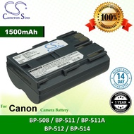CS Camera Battery BP511 Canon ZR30 / ZR30MC / ZR40 / EOS 30D Battery 1500mah