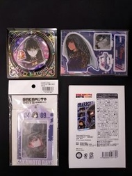 坂本日常 大佛JUMP SHOP生日系列 生日襟 生日立牌 生日磚 生日卡套