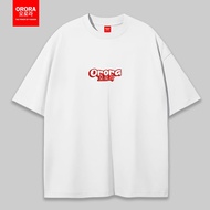 KATUN ORORA 16s Oversize T-Shirt for Men and Women Korean Daily Orora Red ORORA Combed Cotton NOR 53