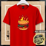 Baju Tshirt BURGER Unisex + Plus Size 2