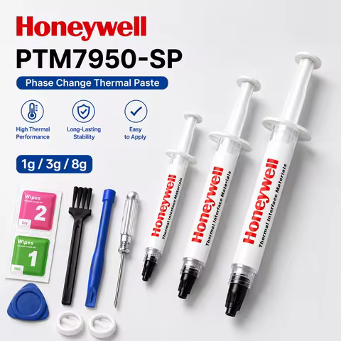 Honeywell PTM7950‑SP 8.5W/mK Phase Change Thermal Paste 1g~8g For CPU Cooler GPU Laptop Desktop SSD 