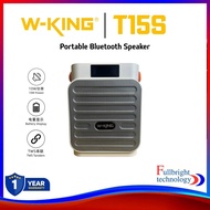 W-KING T15s ลำโพงบลูทูธพกพา กำลังขับ 10W เบสแน่นสะใจ พร้อมไมค์ลอยคู่ คาราโอเกะ แบตอึด ของแท้ 100% ปร