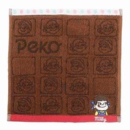 Marushin 2965003500 Mini Towel Peko &amp; Poko Peko-chan Milky Chocolate 100 Cotton Antibacterial and Deodorizing...