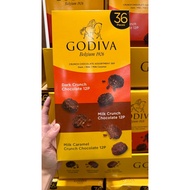 COSTCO GODIVA Crisp Chips Chocolate Gift Box 36 Pieces
