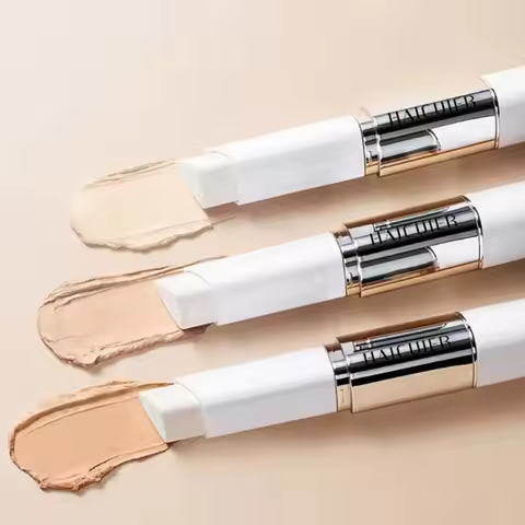2-in-1 Color-Changing Foundation Stick Liquid Lightweight Moisturizing Concealer Women New Hot Sell 