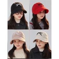 Korean Style Girls' Hats, Bow Hats for Girls 2-6 Years Old