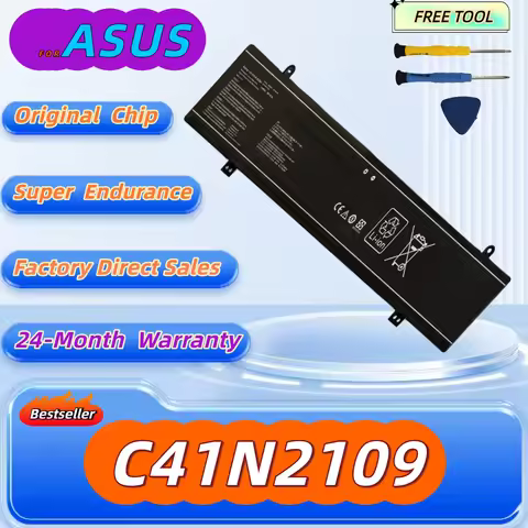C41N2109 15.52V 90WH Laptop Battery For ASUS ROG Zephyrus M16 GU604VZ M16 GU604VY Strix SCAR 16 G634