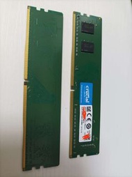 Crucial from Micron DDR4-2666 RAM 16GB (8GB x 2) Dual Channel 雙通道 desktop ram