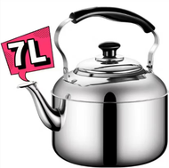 7L Large Capacity Thickened 304 Stainless Steel Whistle Kettle Suitable for Home Induction Cooker Ga