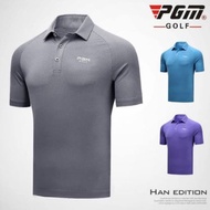 Polo shirt Men's Collar shirt PGM Golf