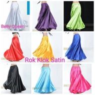 belly dance rok klok silver rok satin aksesoris tari baju senam zumba