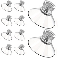 2/4PCS Waterproof PVC Suction Hook Kit M4 Screw Rod M5 Plastic Nut  Foot Pad for Fixing