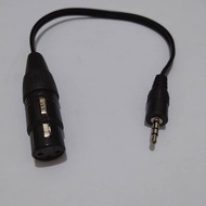 3.5mm BB stereo to XLR female audio cable 12 inches