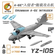 1/350 2-Pack A-6E Intruder Carrier Attack Aircraft YZ-105A+106A Hot Sale