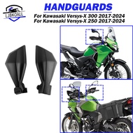 LJBKOALL For Kawasaki Versys-X300 250 2017-2024 2023 2022 Motorcycle Handguards Protector Handlebar 