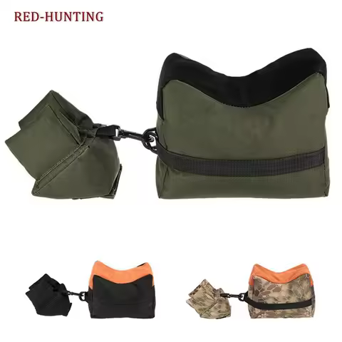 Practical Front&Rear Rifle Bags Hunting Sandbag Rest Sniper NO SAND Stand Shooting Rifle Bag Tactica