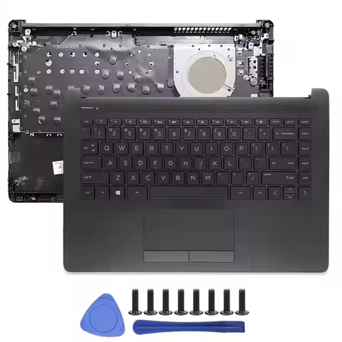 Laptop Palmrest Upper Case With US Keyboard Touchpad For HP Pavilion 14-CK 14-CM 14-DG L23241-001