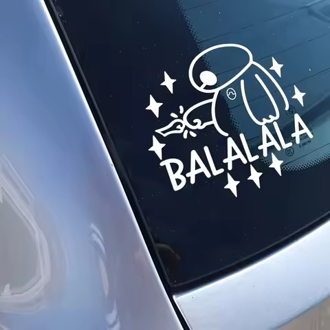 Big Hero 6 Baymax Vinyl Sticker For Car Window Bumper Decor Baymax BaLaLaLa Laptop Decals, Perfect F